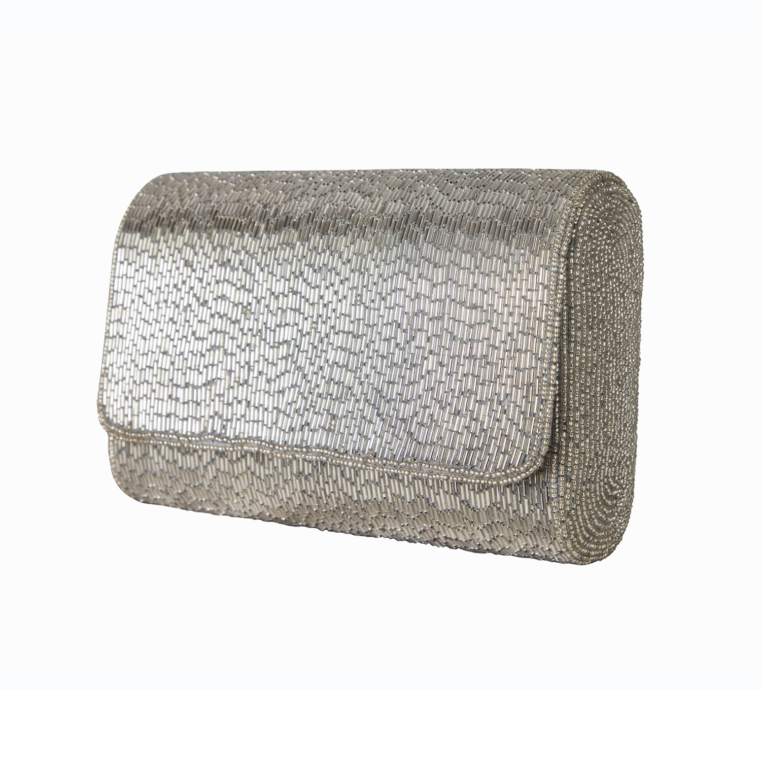 Buy Camellia Silver Bag Online in India | Tarini Nirula